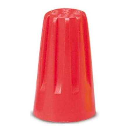 Ecm Industries Twist-On Wire Connector, 10 AWG Max, Red, Thermoplastic Insulation 19-006